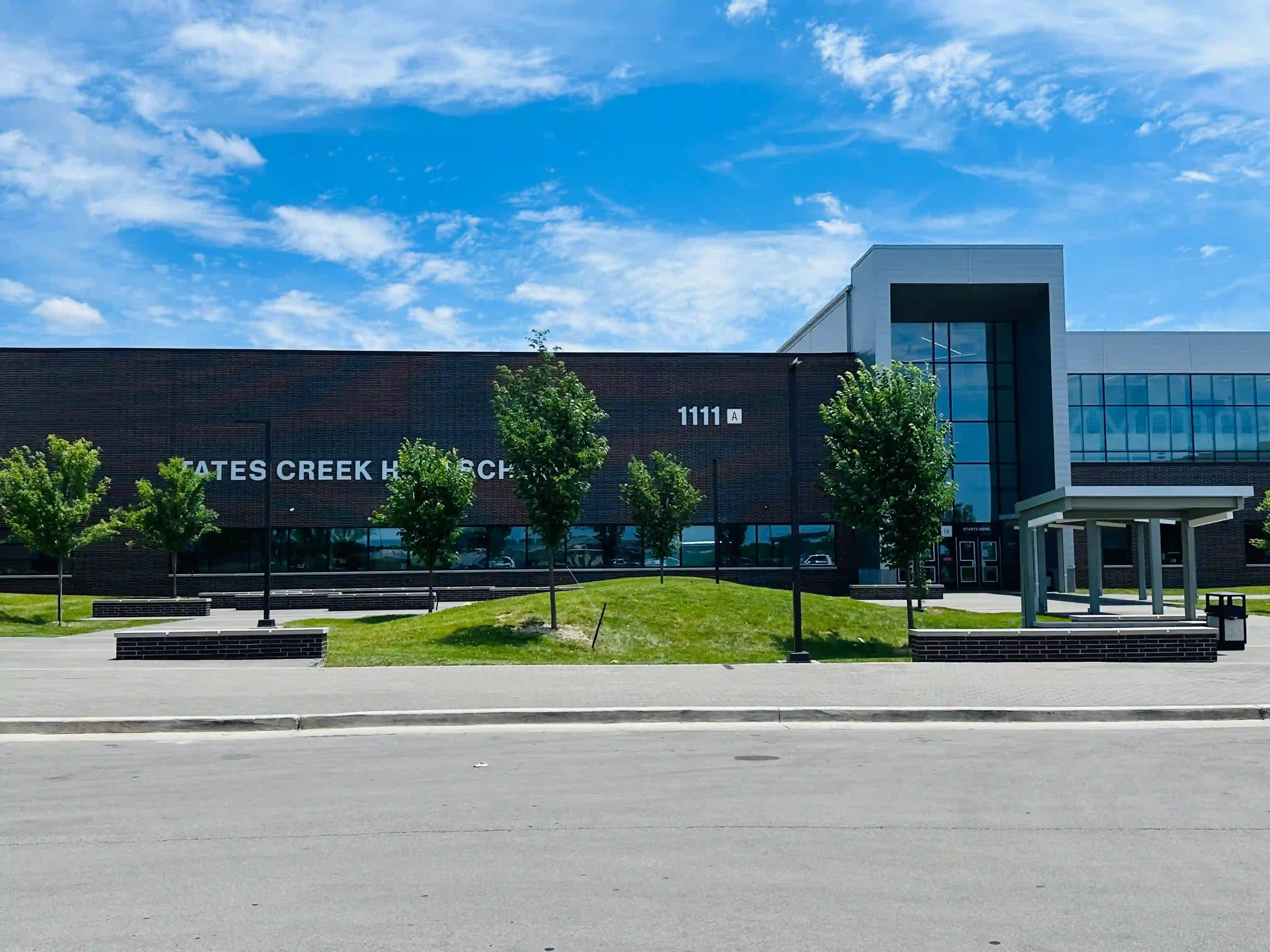 Tates Creek High School in south Lexington, Kentucky, home of the Commodores