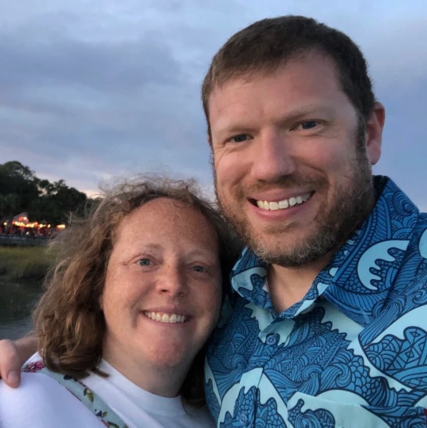 Erik Johnson, operator of LexingtonKY.com, with his wife